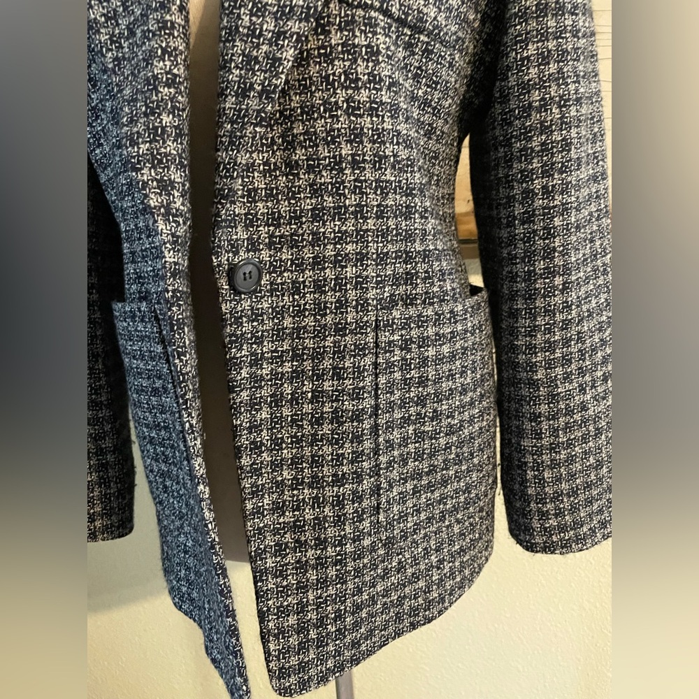 True Vintage Austin Reed London New York silk wool blazer jacket size 4 Petite ~ - Picture 12 of 12